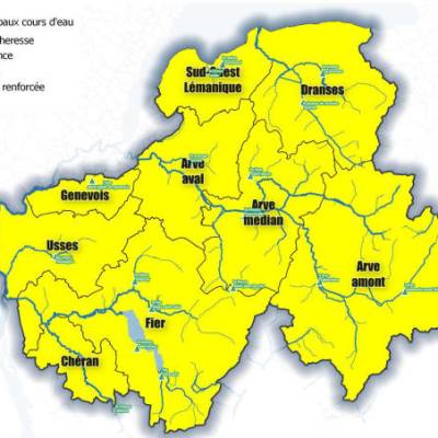 Carte des niveaux d alerte par secteur au 11092025