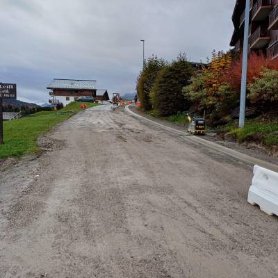 route Essertets travaux