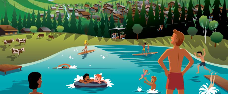 Affiche du plan d'eau - Charlie Adam