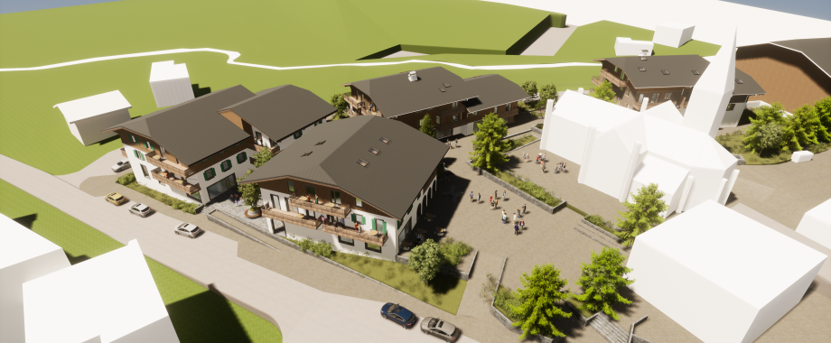 Centre-village piétonnier - Atelier des vergers architectes