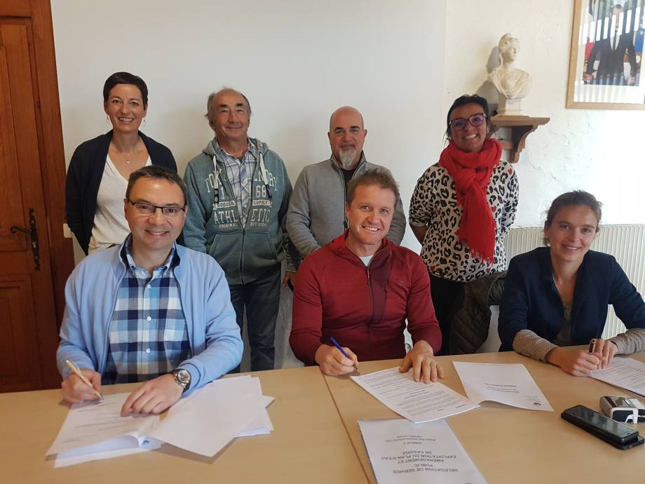 Plan d'eau : signature convention avec DSP GaMo Loisirs - Marie-Anaïs Lien