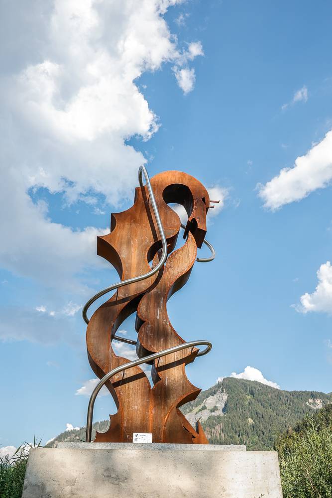 Plan d'eau de Praz : le Dragon de Tirecorde - Boris Molinier/Praz sur Arly Tourisme