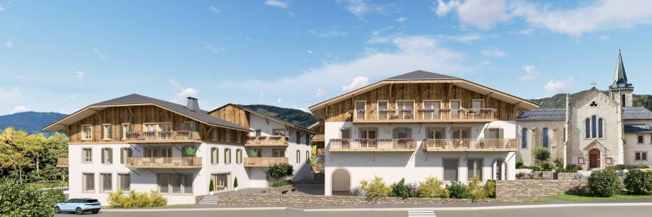 En perspective, le projet de la résidence "Le Pratz" de Regency Immobilier -